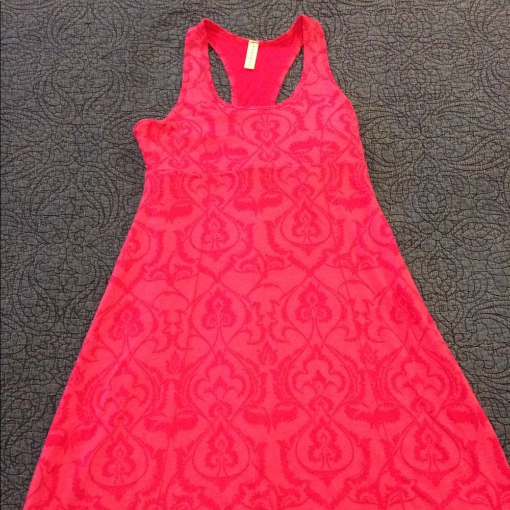 Pink pattern sporty dress